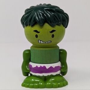 Play Town Hulk Wooden Plastic Learning Curve Figure